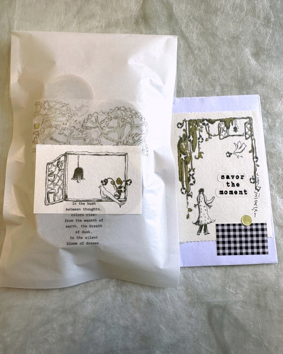misshoegg - Memory Flower Shadow washi tape SAMPLES
