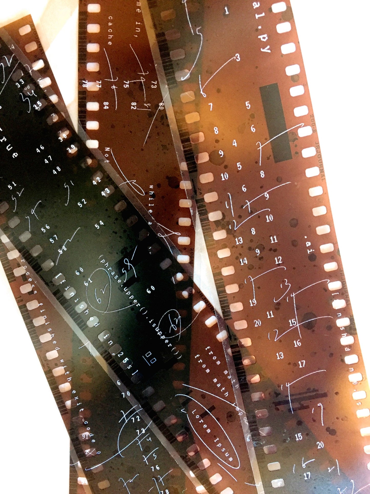 Jr. Journal - Film PET tape SAMPLES