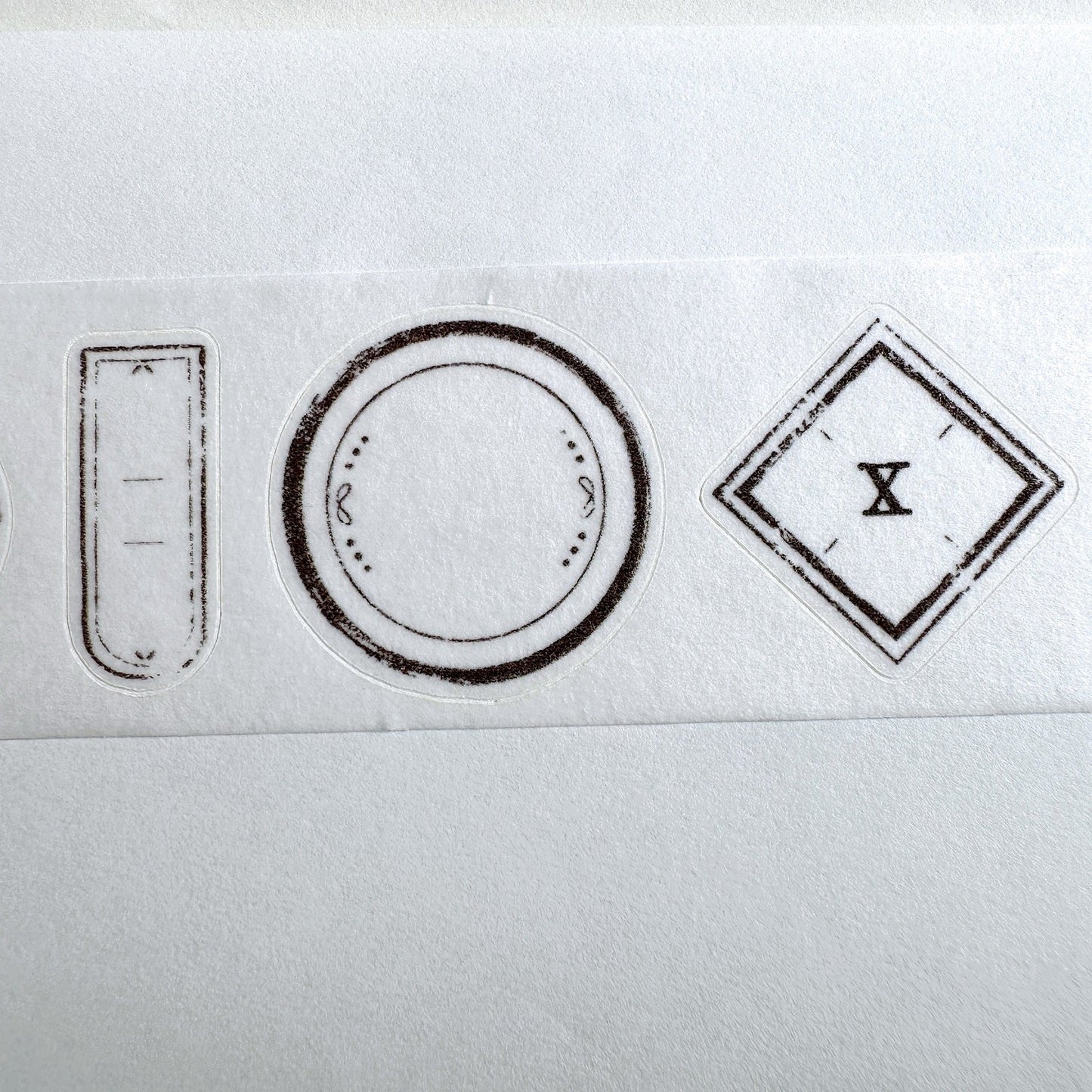 Jr. Journal - Labels kiss-cut washi tape SAMPLES