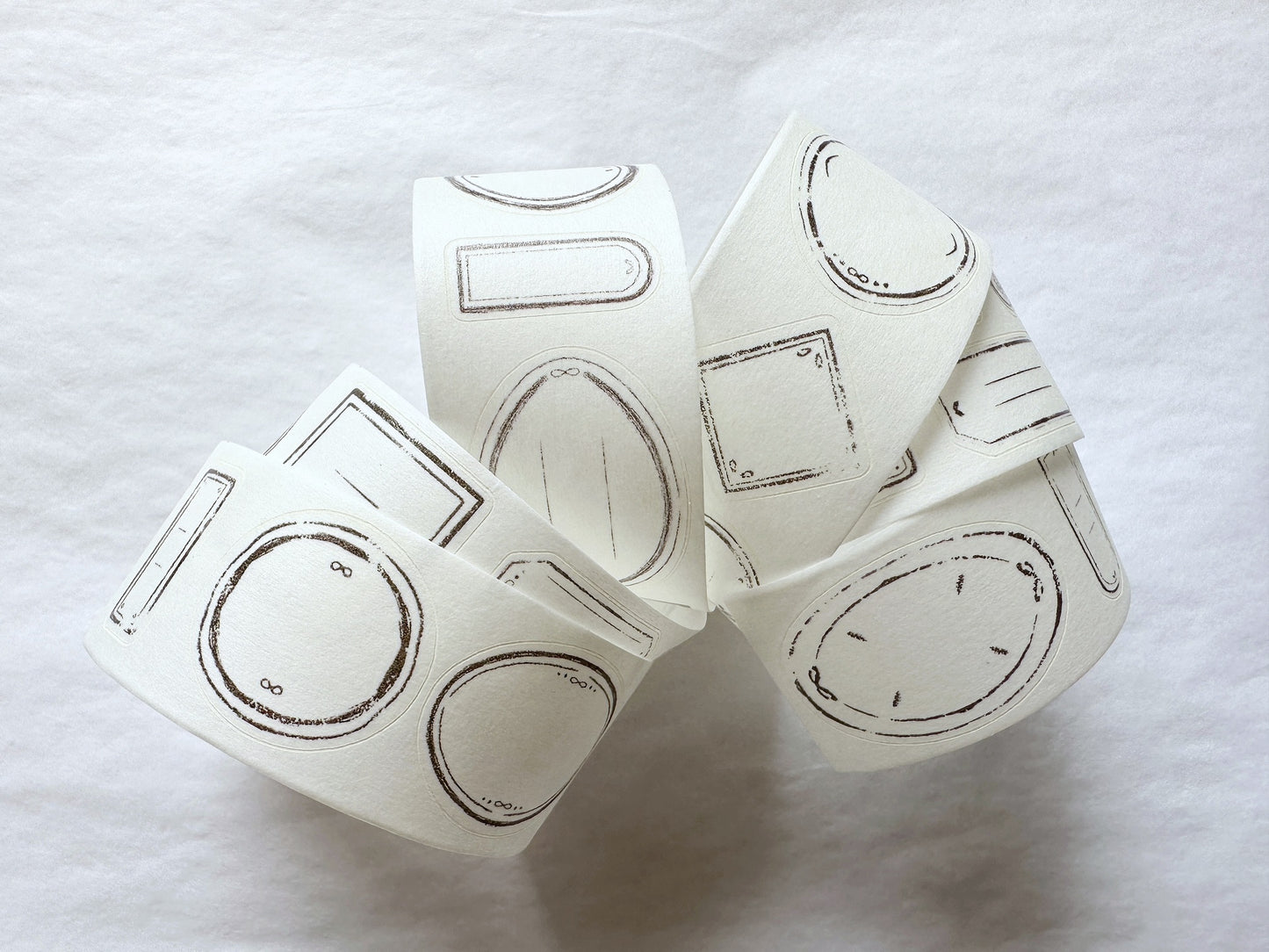 Jr. Journal - Labels kiss-cut washi tape SAMPLES