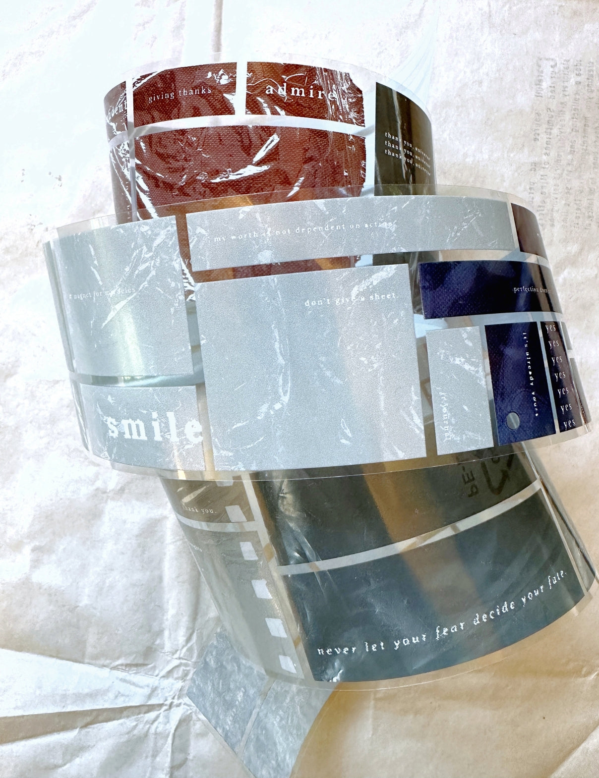 Jr. Journal - Solid Tag PET tape SAMPLES