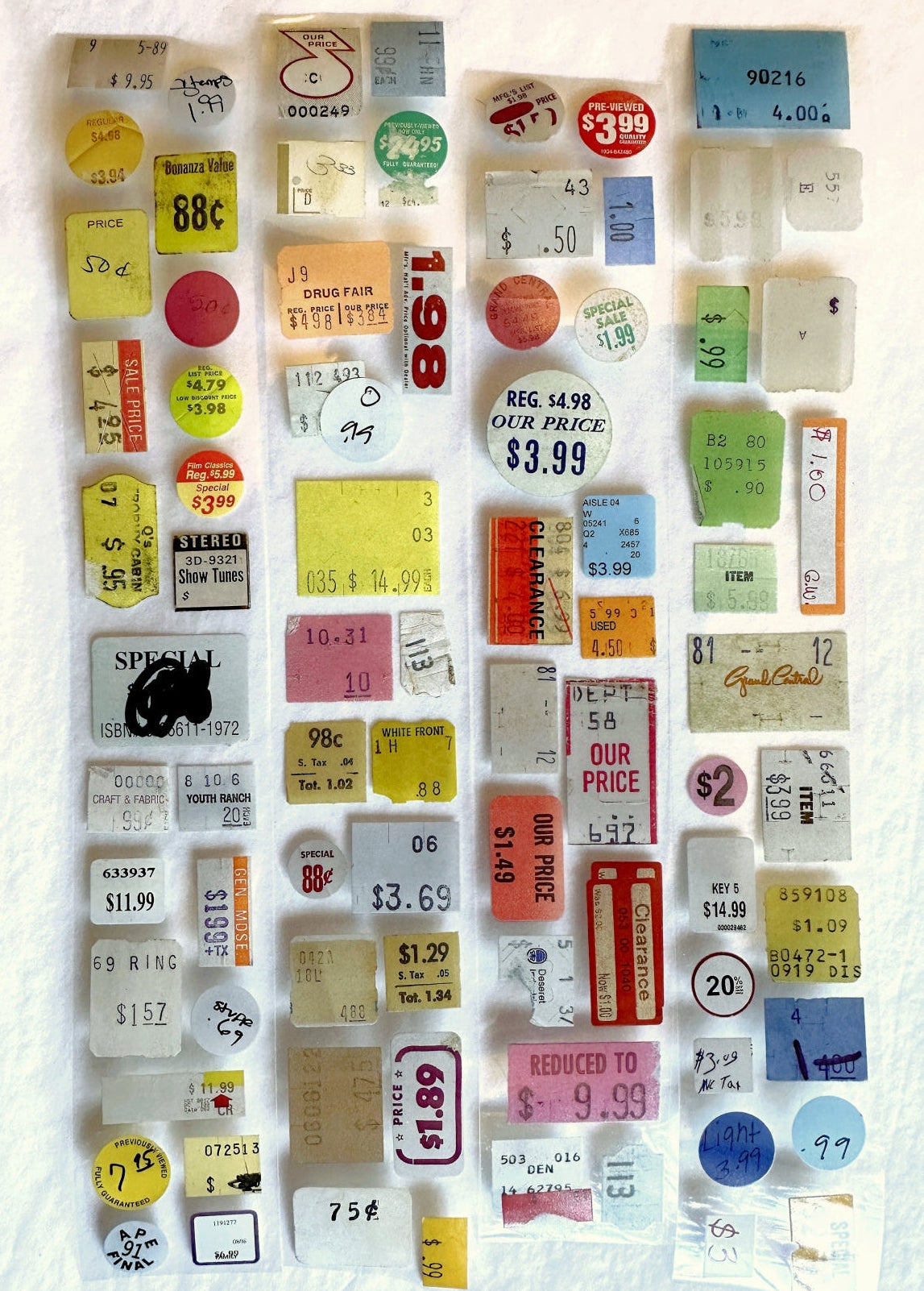 Jr. Journal - Price Tag PET tape SAMPLES