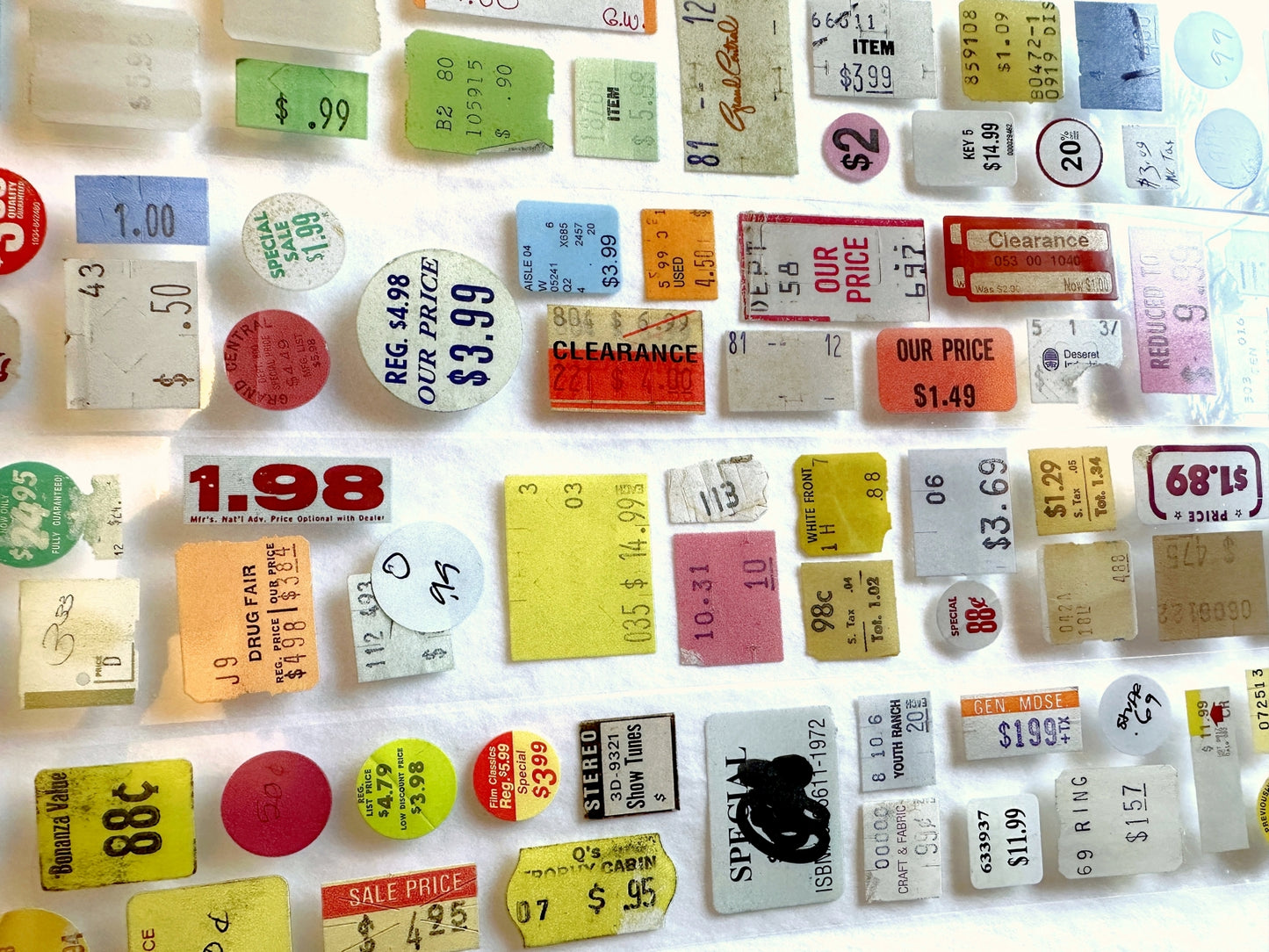 Jr. Journal - Price Tag PET tape SAMPLES