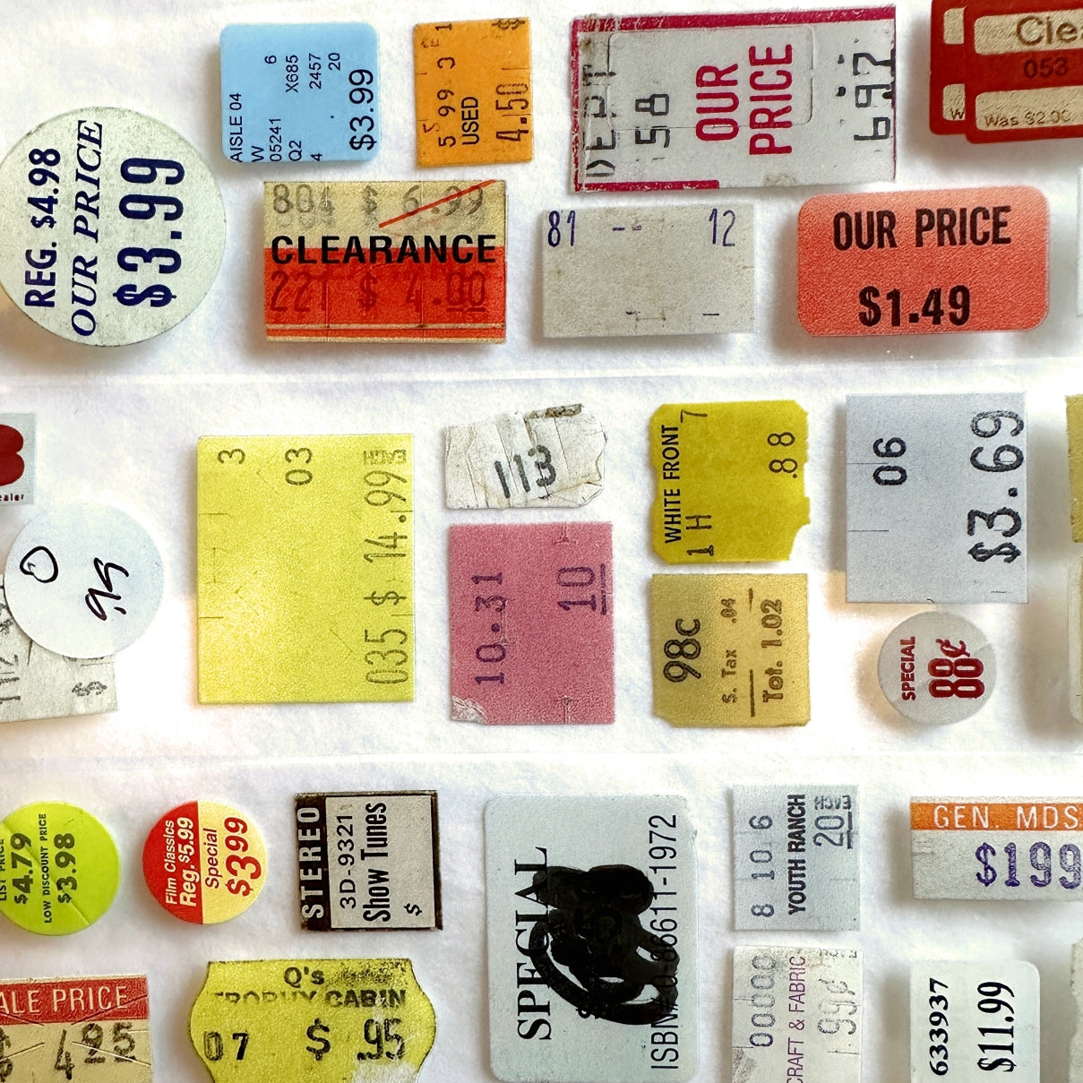 Jr. Journal - Price Tag PET tape SAMPLES