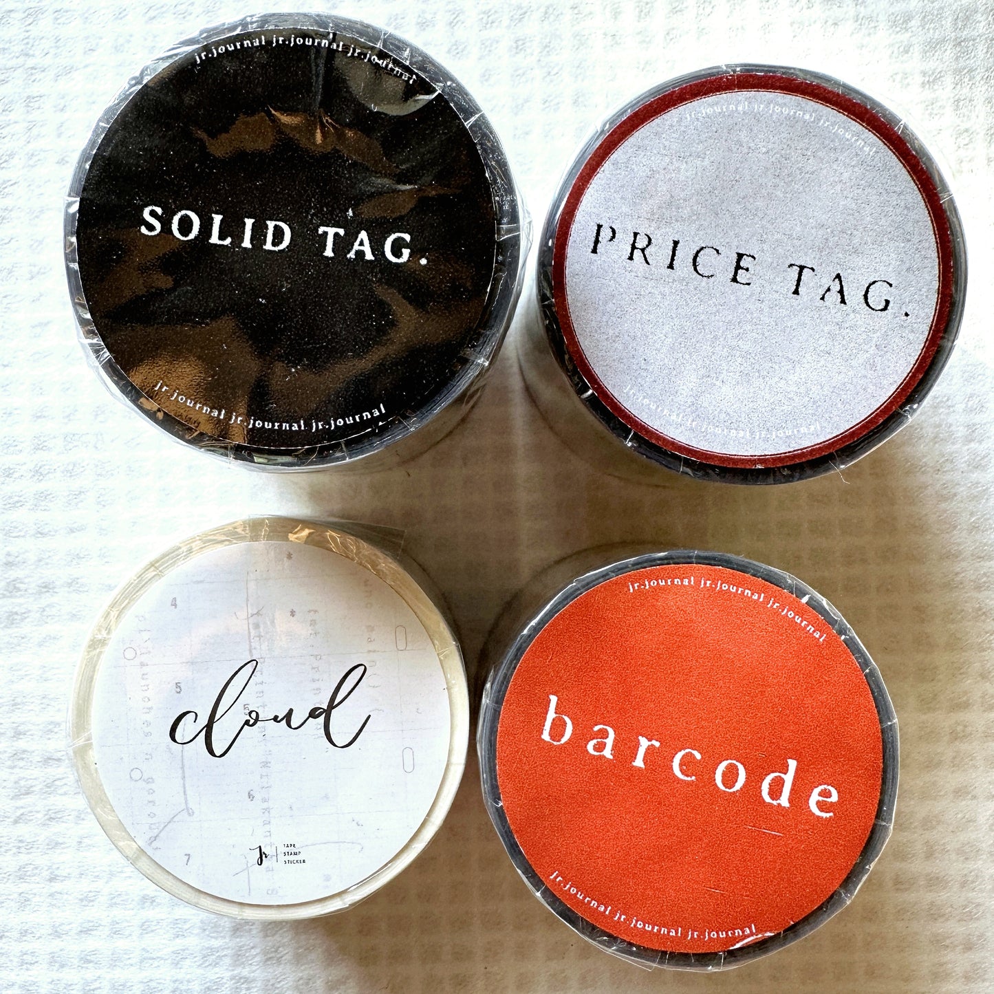 Jr. Journal - Cloud washi tape SAMPLES