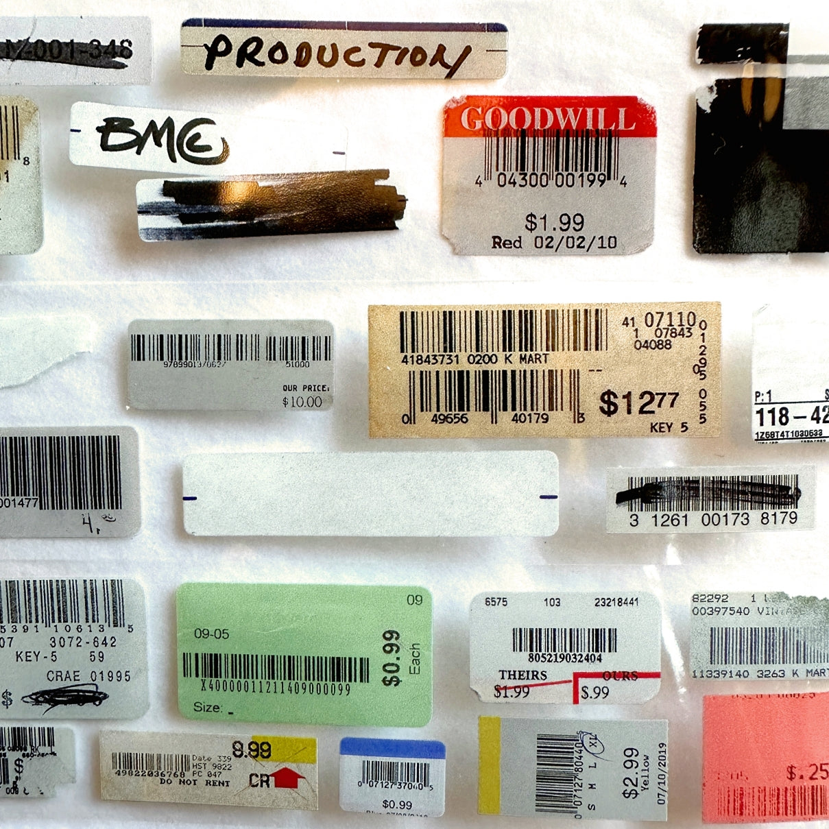 Jr. Journal - Price Tag PET tape SAMPLES