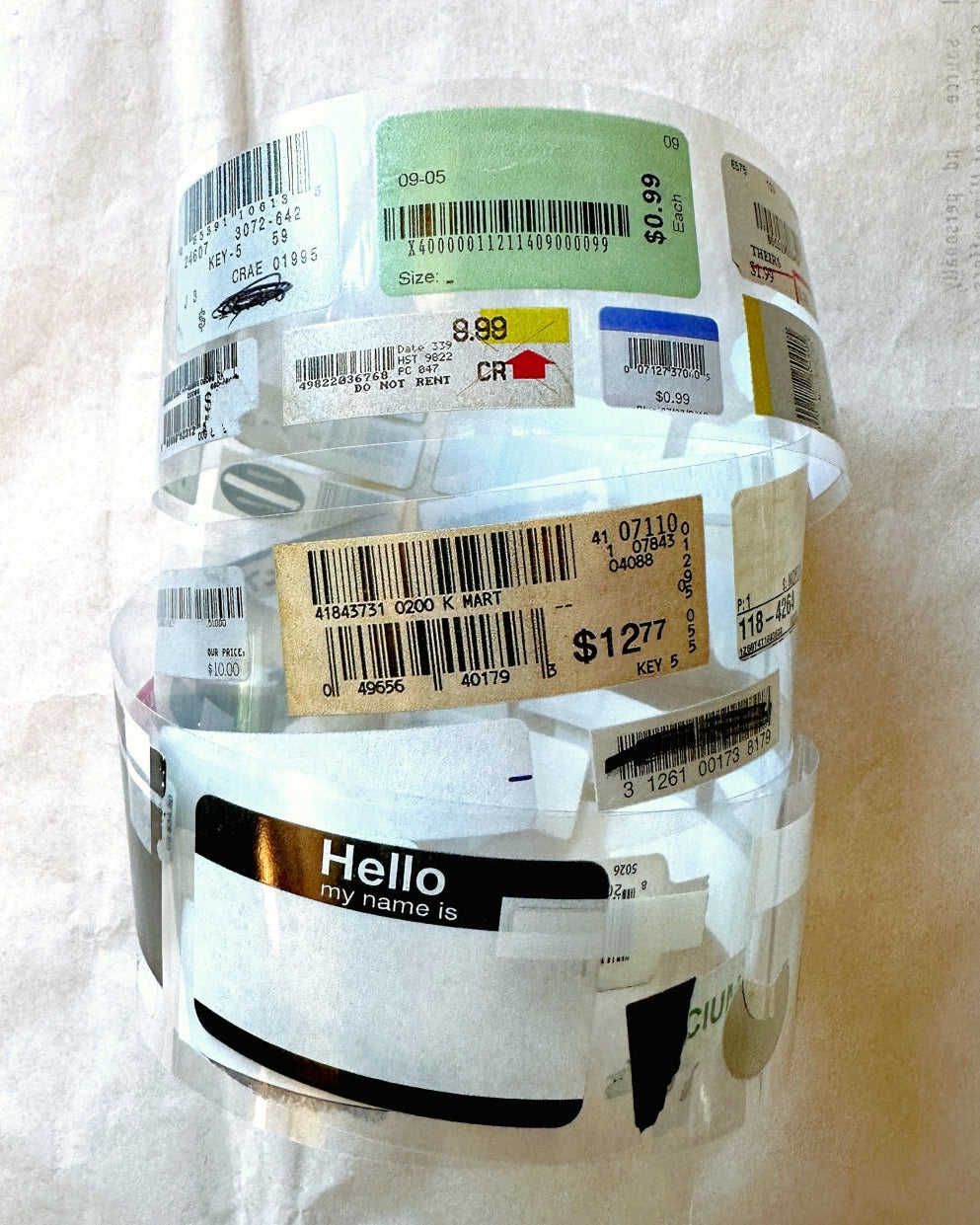 Jr. Journal - Barcode PET tape SAMPLES