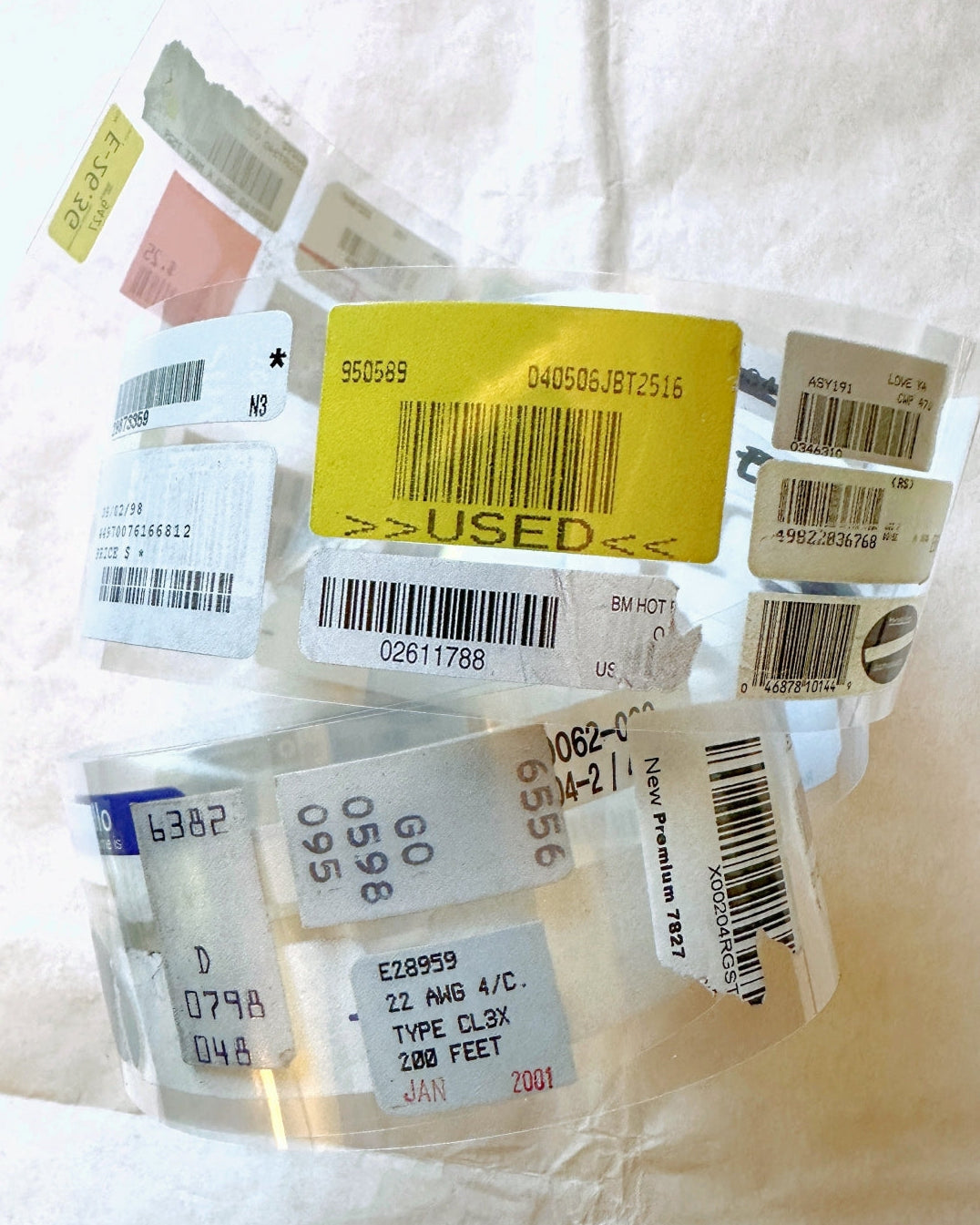 Jr. Journal - Barcode PET tape SAMPLES