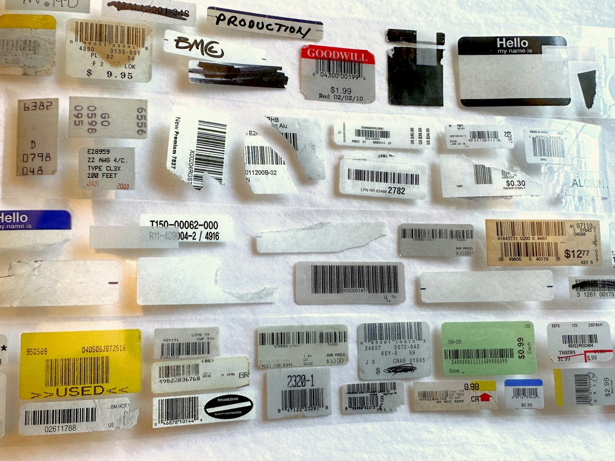Jr. Journal - Barcode PET tape SAMPLES