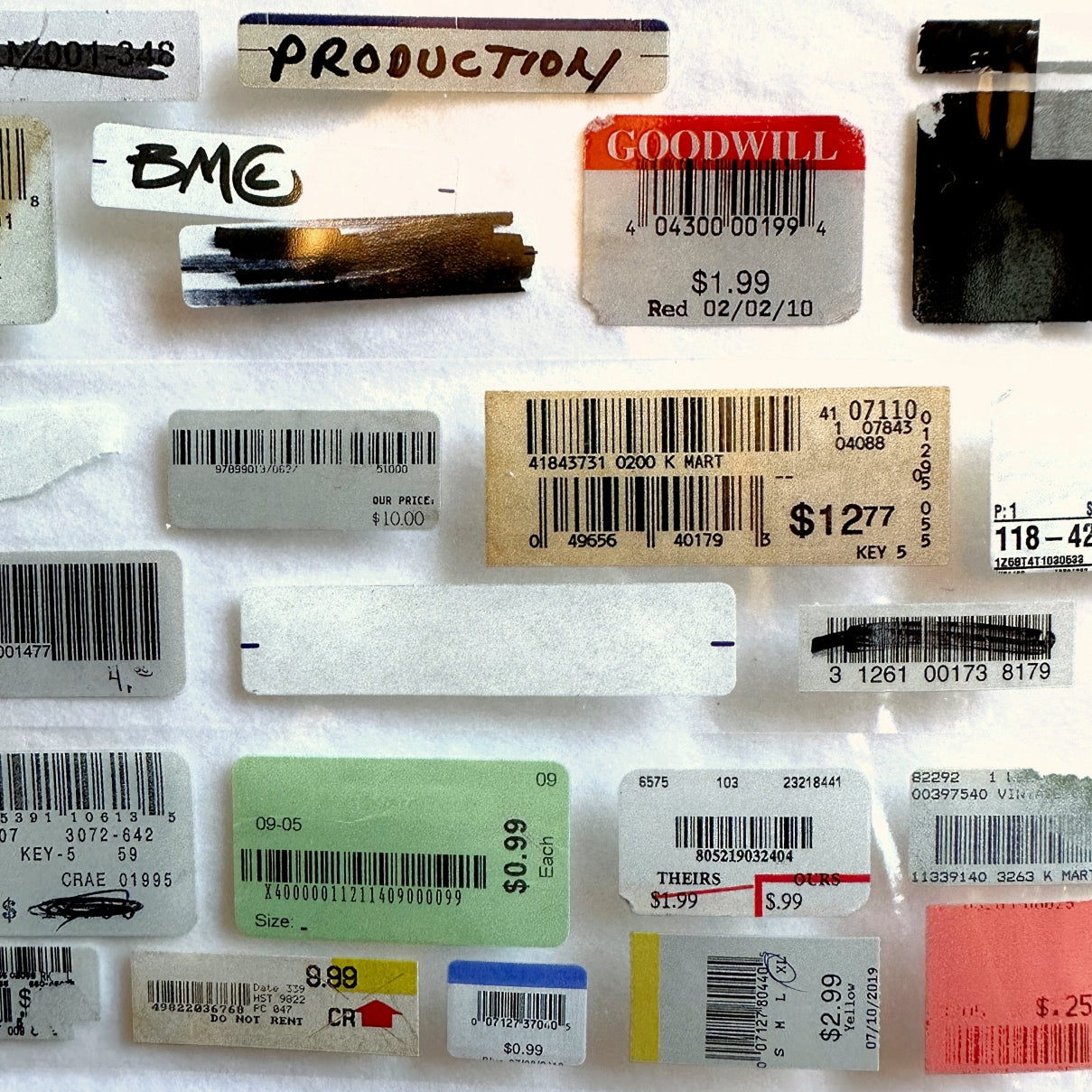 Jr. Journal - Barcode PET tape SAMPLES