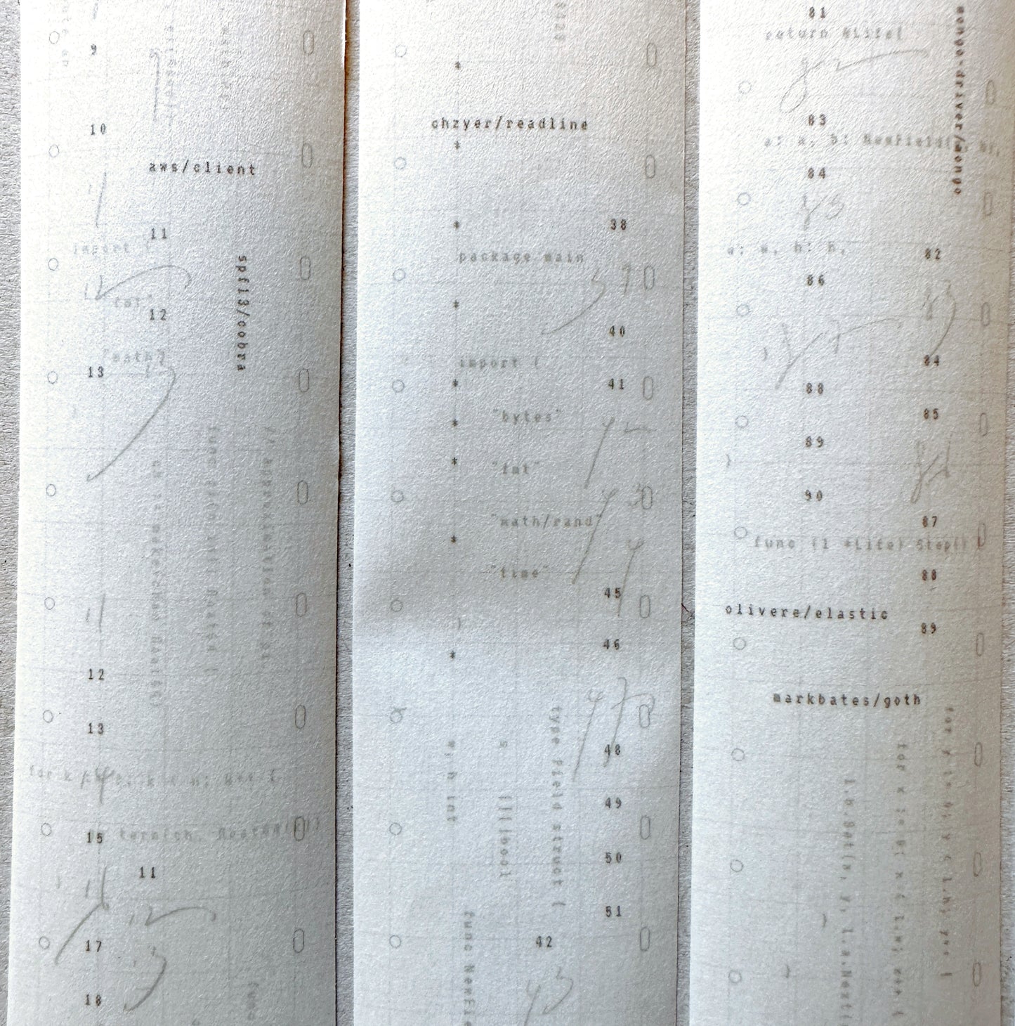 Jr. Journal - Cloud washi tape SAMPLES