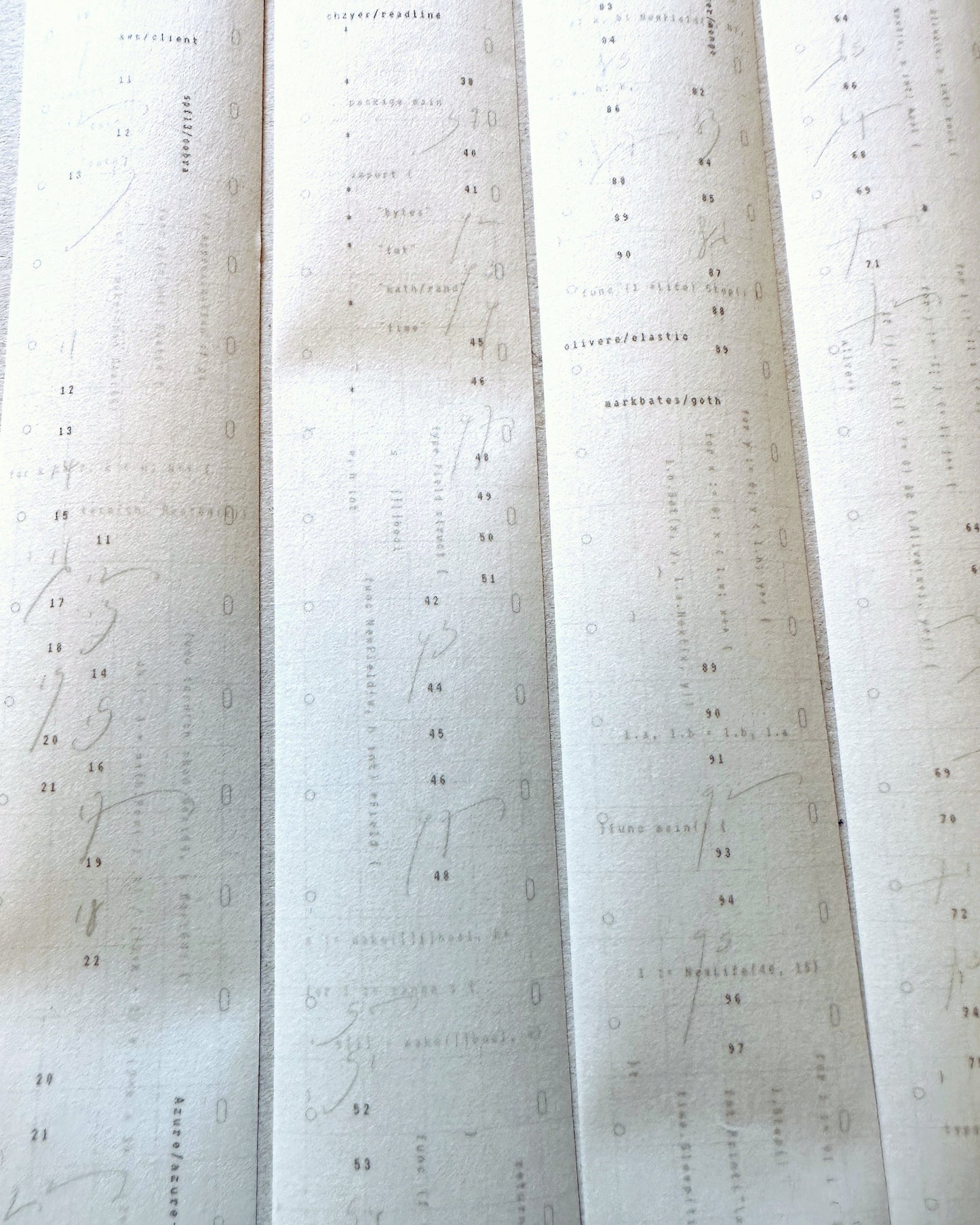 Jr. Journal - Cloud washi tape SAMPLES