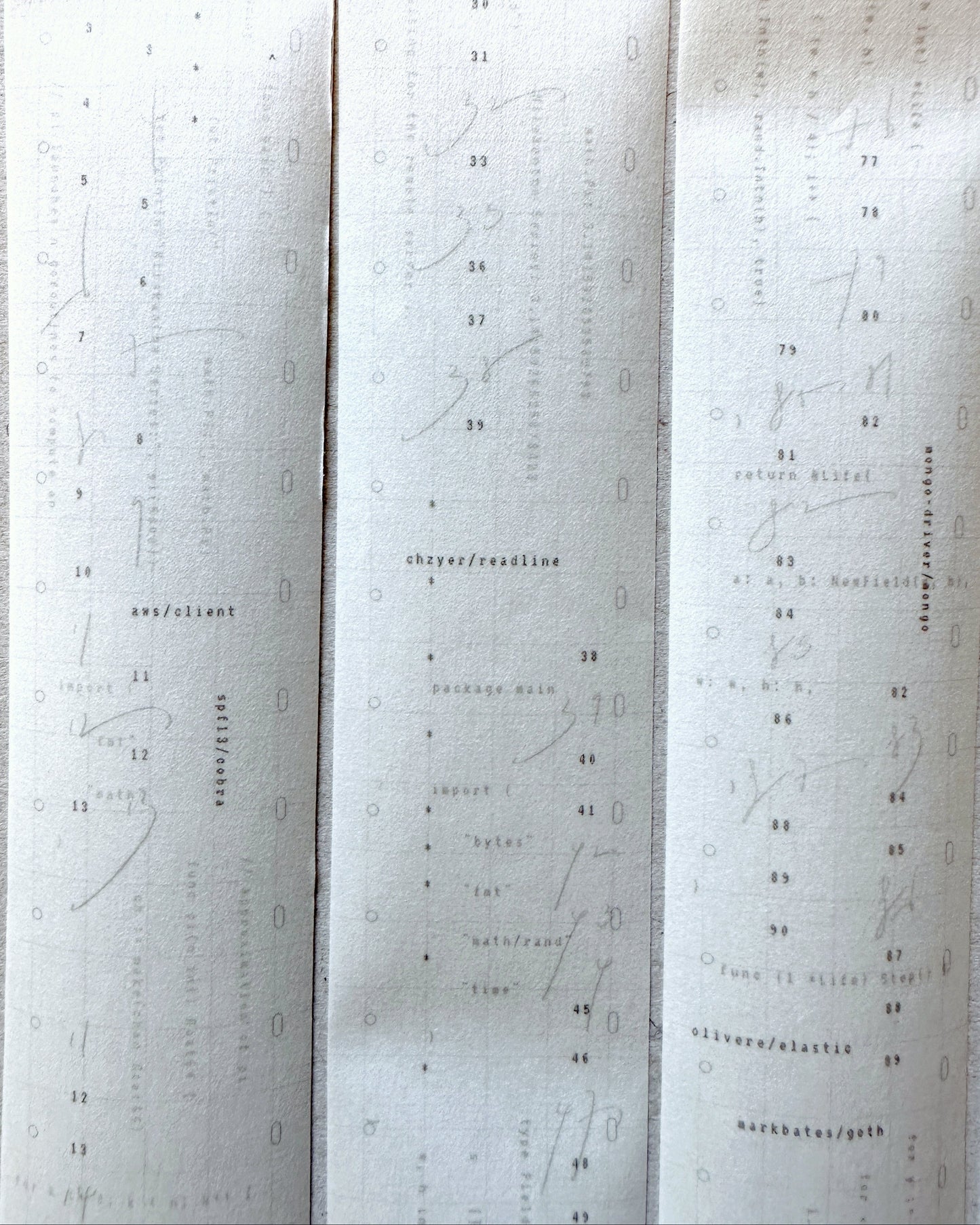 Jr. Journal - Cloud washi tape SAMPLES