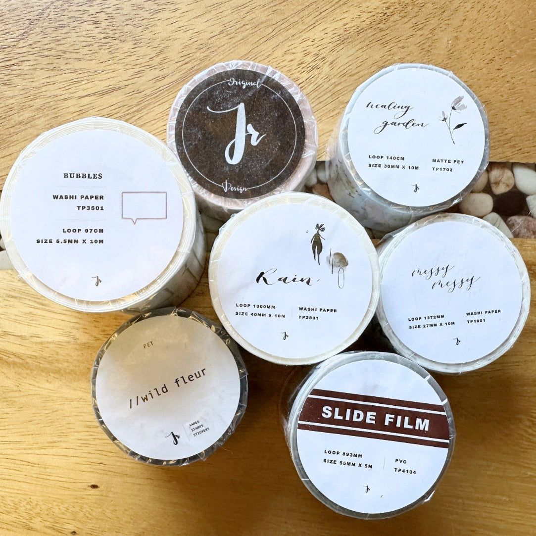 Jr. Journal - Speech Bubbles kiss-cut washi tape SAMPLES