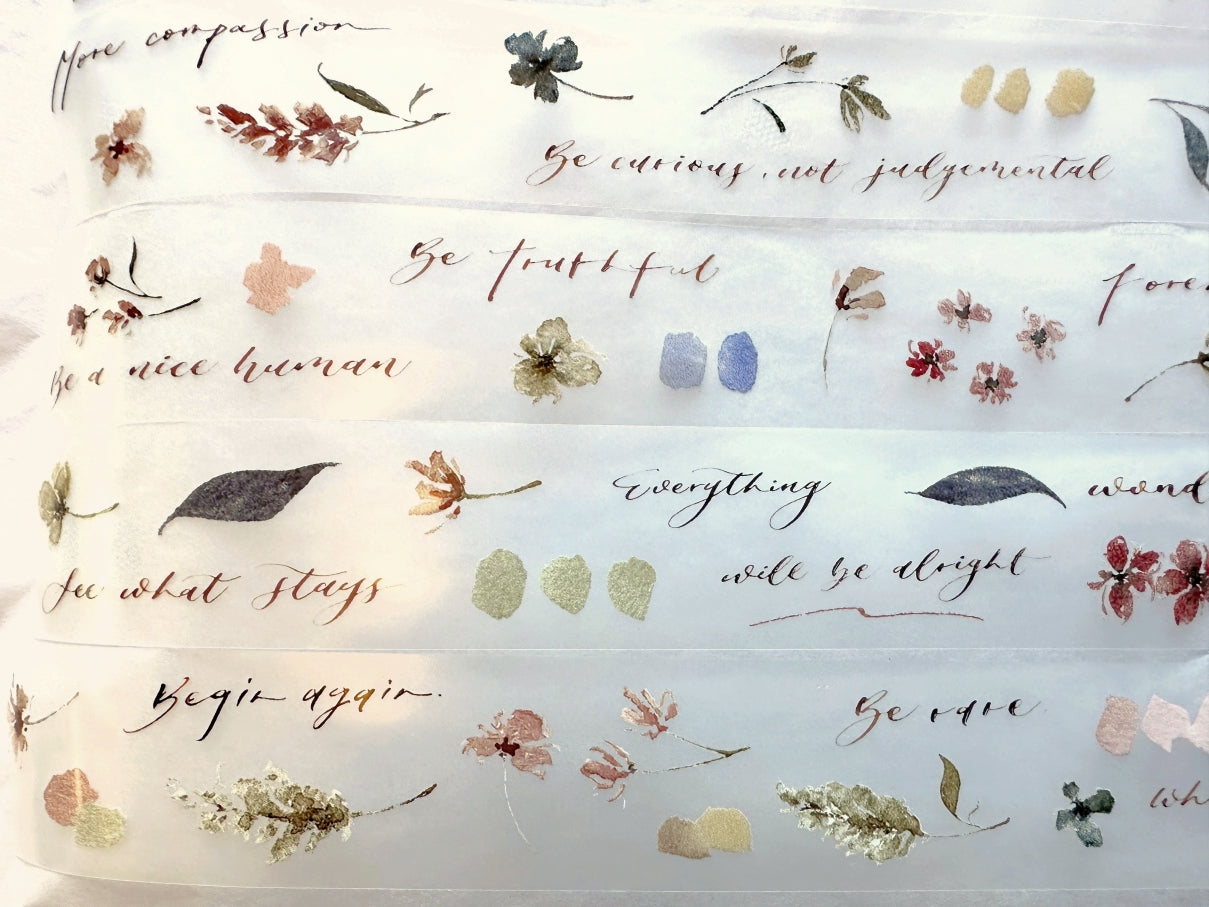 Jr. Journal - Healing Garden PET tape (3 cm x 140 cm) SAMPLES