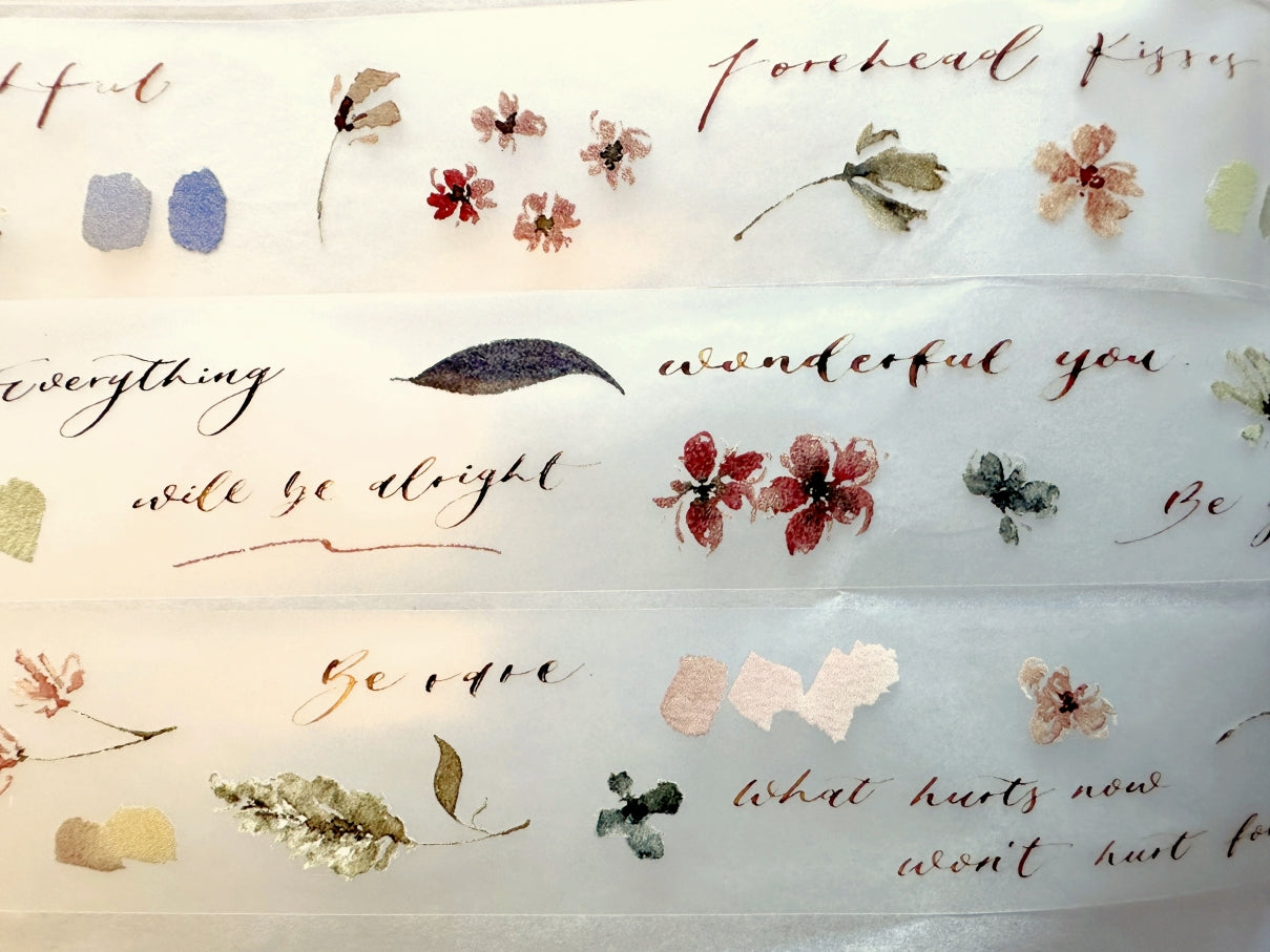 Jr. Journal - Healing Garden PET tape (3 cm x 140 cm) SAMPLES