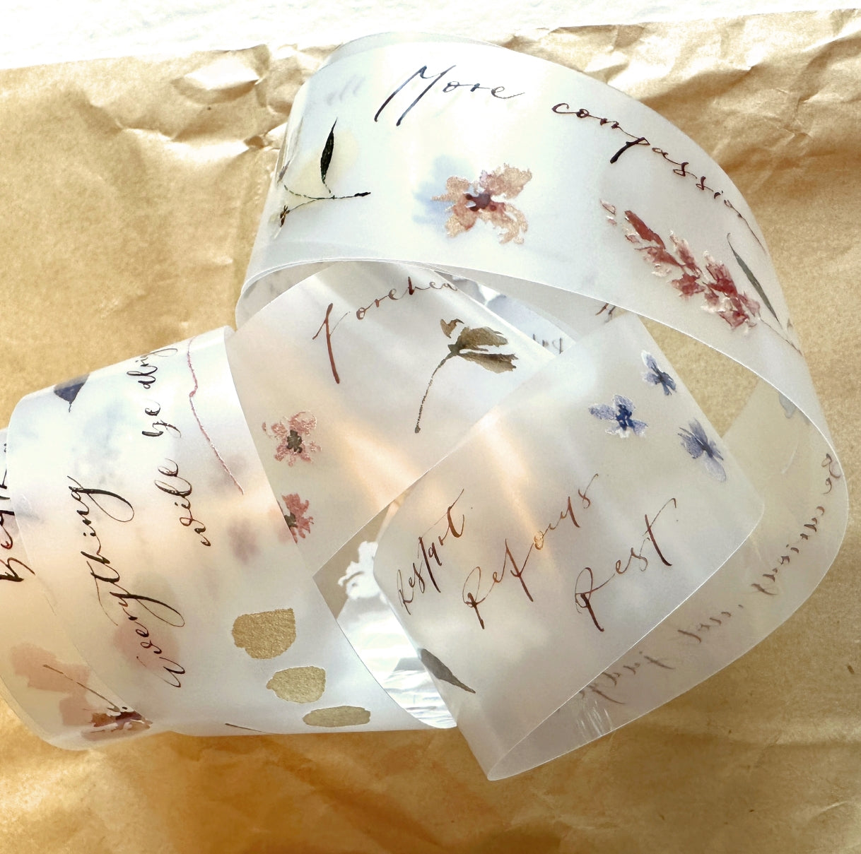 Jr. Journal - Healing Garden PET tape (3 cm x 140 cm) SAMPLES