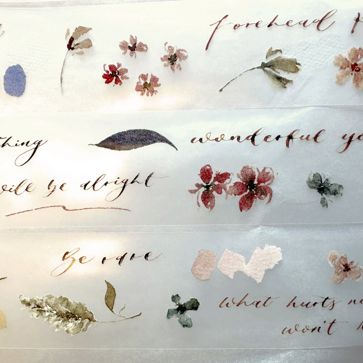 Jr. Journal - Healing Garden PET tape (3 cm x 140 cm) SAMPLES
