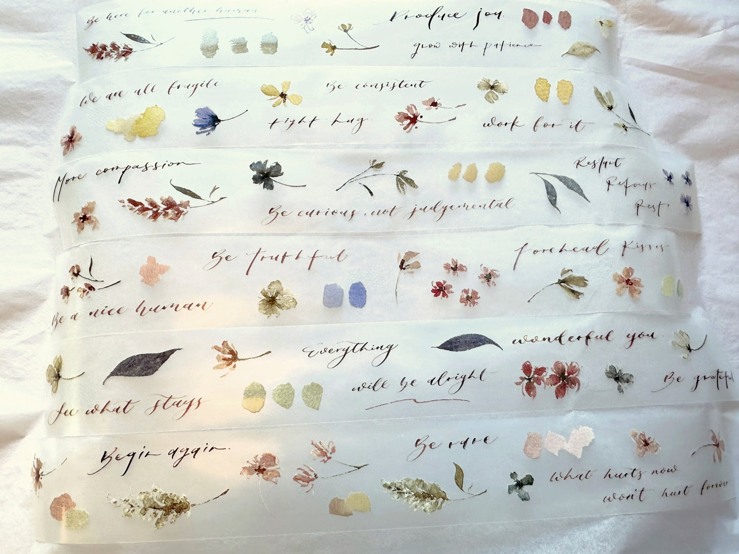 Jr. Journal - Healing Garden PET tape (3 cm x 140 cm) SAMPLES