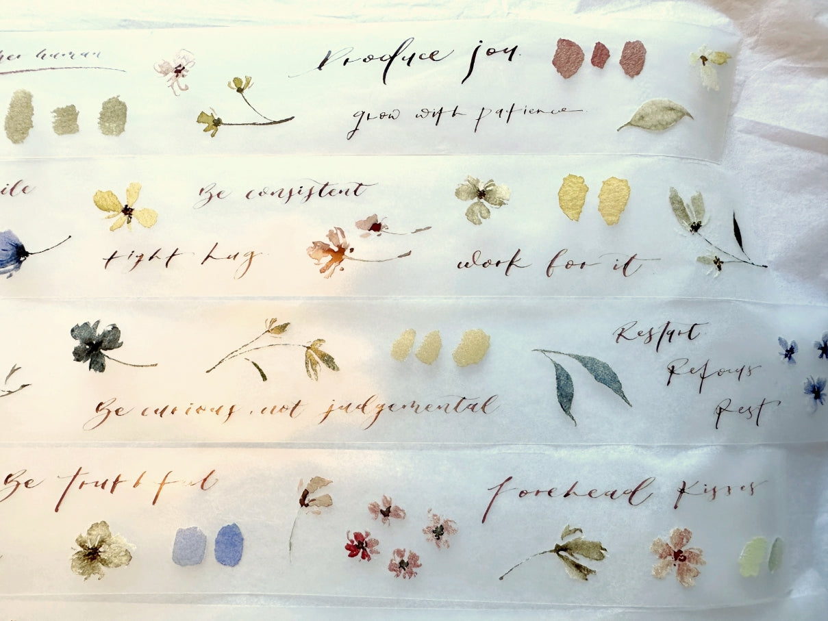 Jr. Journal - Healing Garden PET tape (3 cm x 140 cm) SAMPLES