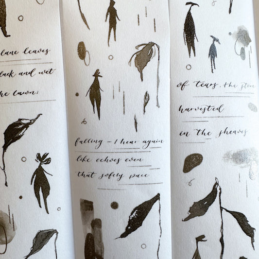 Jr. Journal - Rain 2.0 washi tape SAMPLES