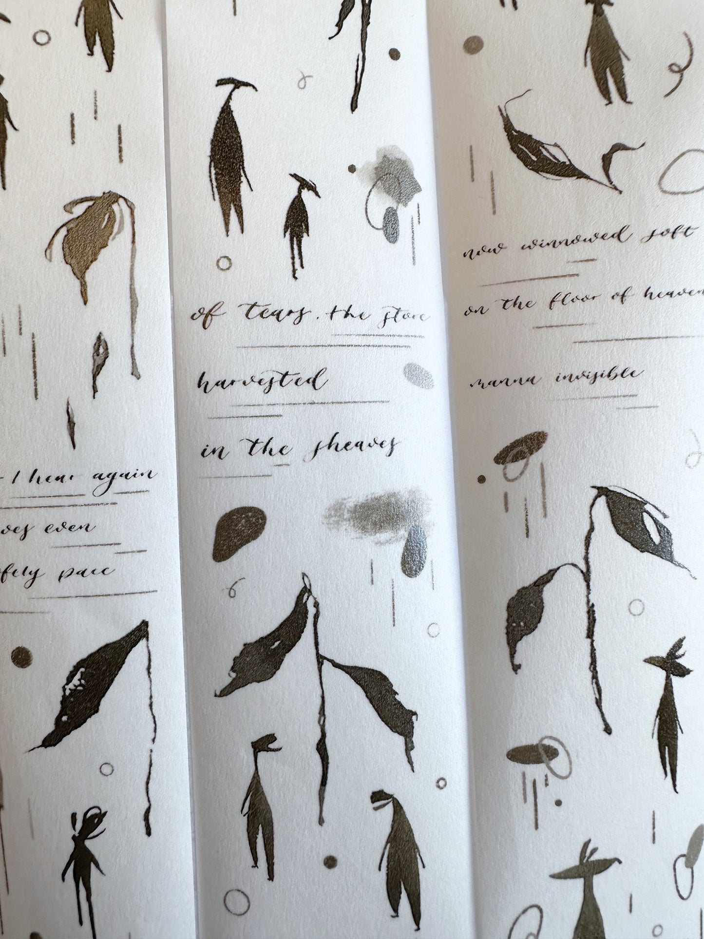 Jr. Journal - Rain 2.0 washi tape SAMPLES