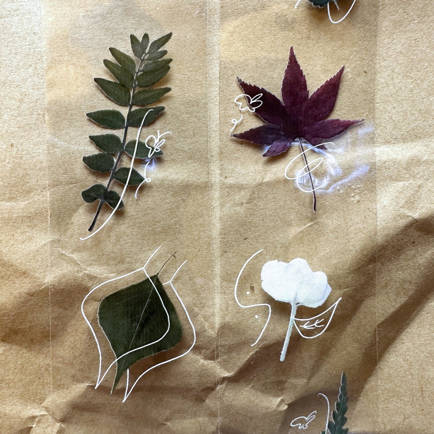 Jr. Journal - Wild Fleur PET tape SAMPLES