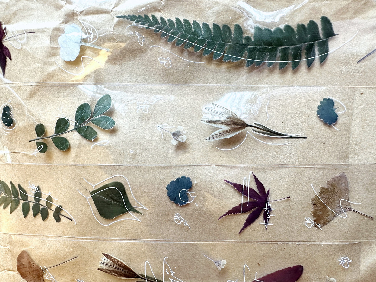 Jr. Journal - Wild Fleur PET tape SAMPLES