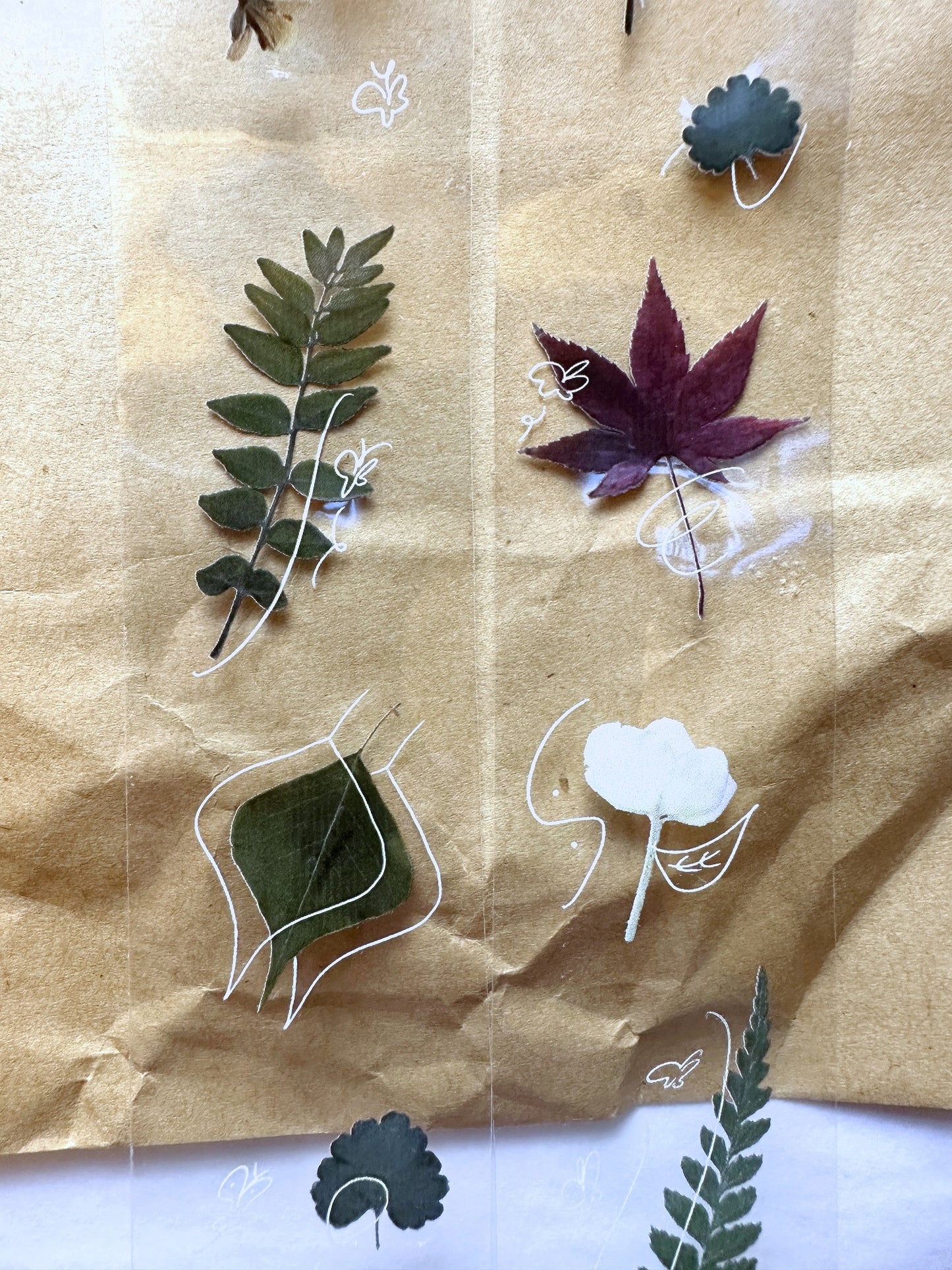 Jr. Journal - Wild Fleur PET tape SAMPLES