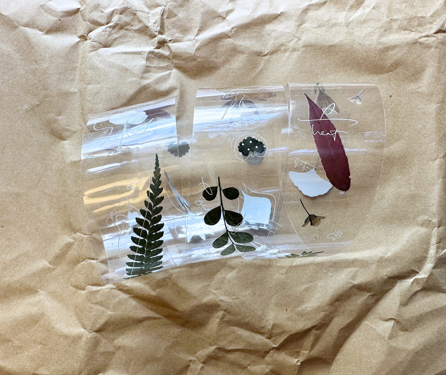 Jr. Journal - Wild Fleur PET tape SAMPLES