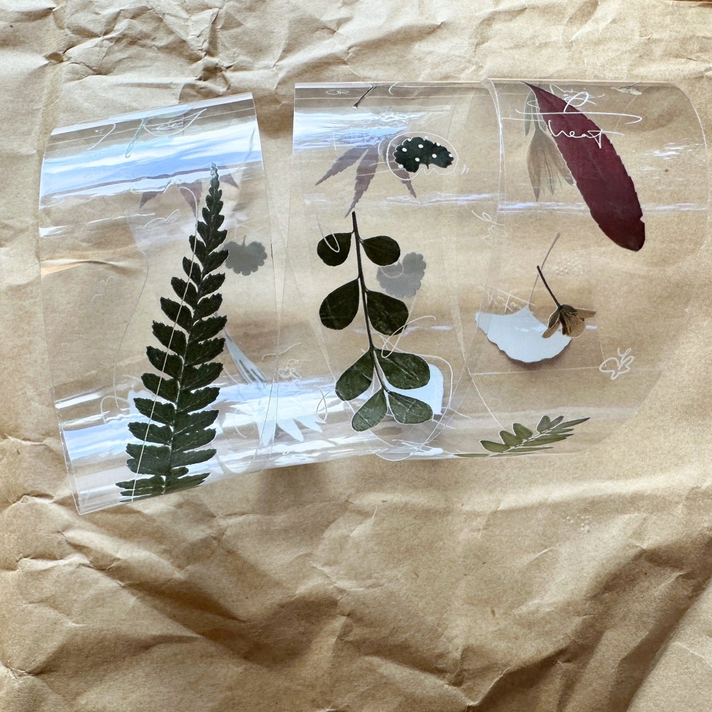 Jr. Journal - Wild Fleur PET tape SAMPLES