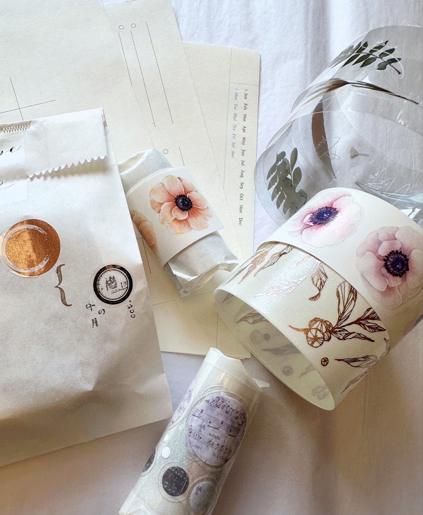 Jr. Journal - Wild Fleur PET tape SAMPLES