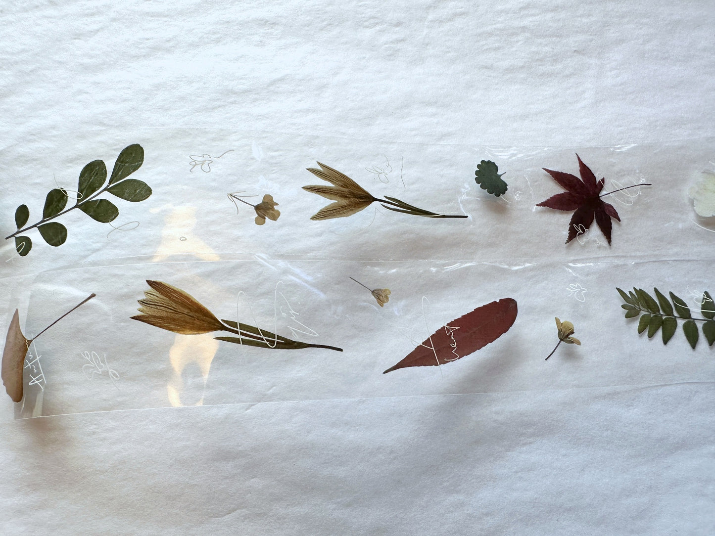 Jr. Journal - Wild Fleur PET tape SAMPLES