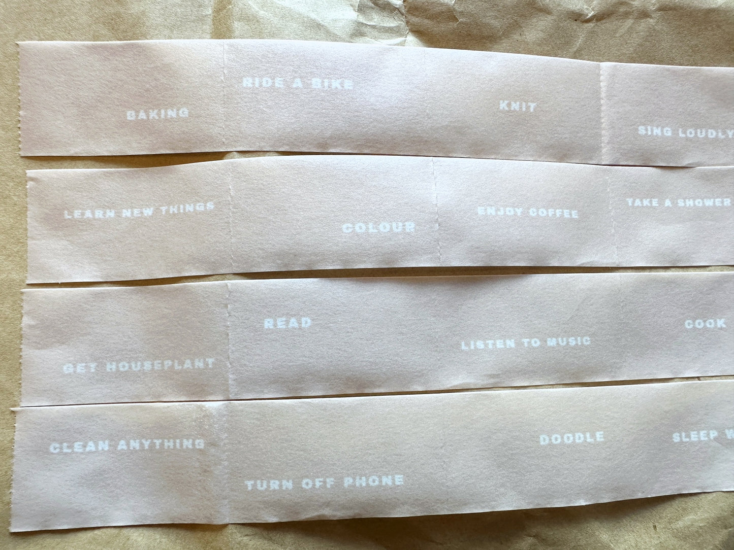 Jr. Journal - Healers ver. 1 perforated washi tape SAMPLES