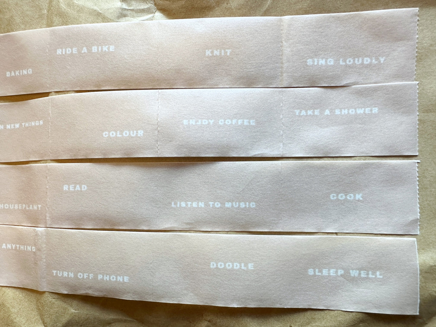 Jr. Journal - Healers ver. 1 perforated washi tape SAMPLES