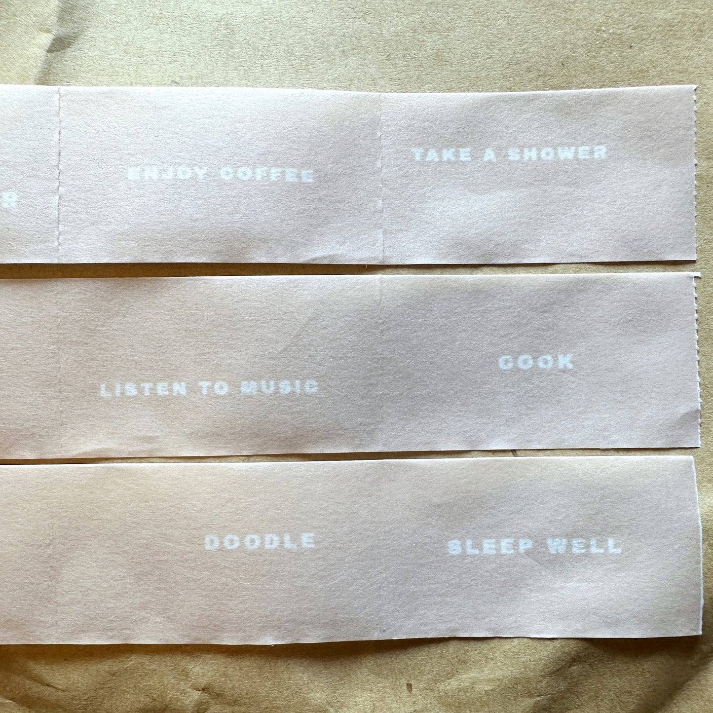 Jr. Journal - Healers ver. 1 perforated washi tape SAMPLES