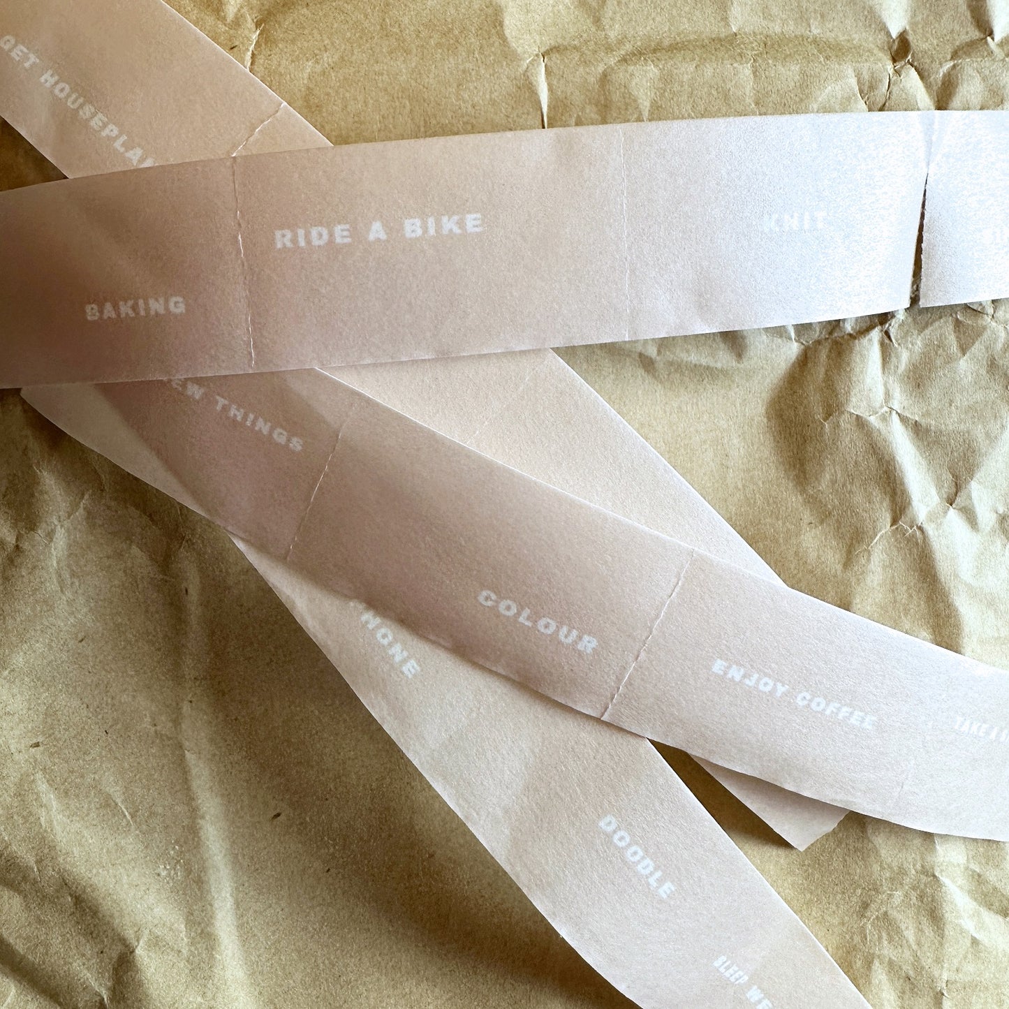Jr. Journal - Healers ver. 1 perforated washi tape SAMPLES
