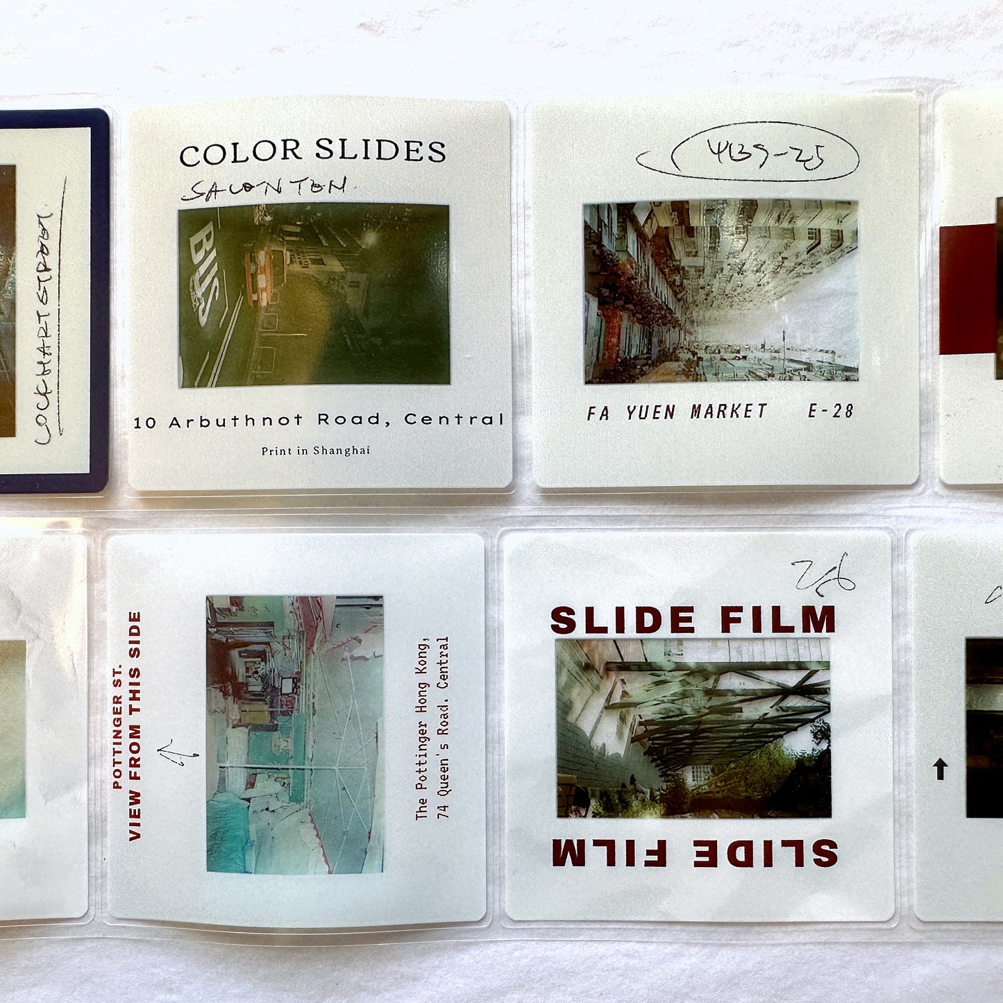 Jr. Journal - Slide Film kiss-cut PVC tape SAMPLES