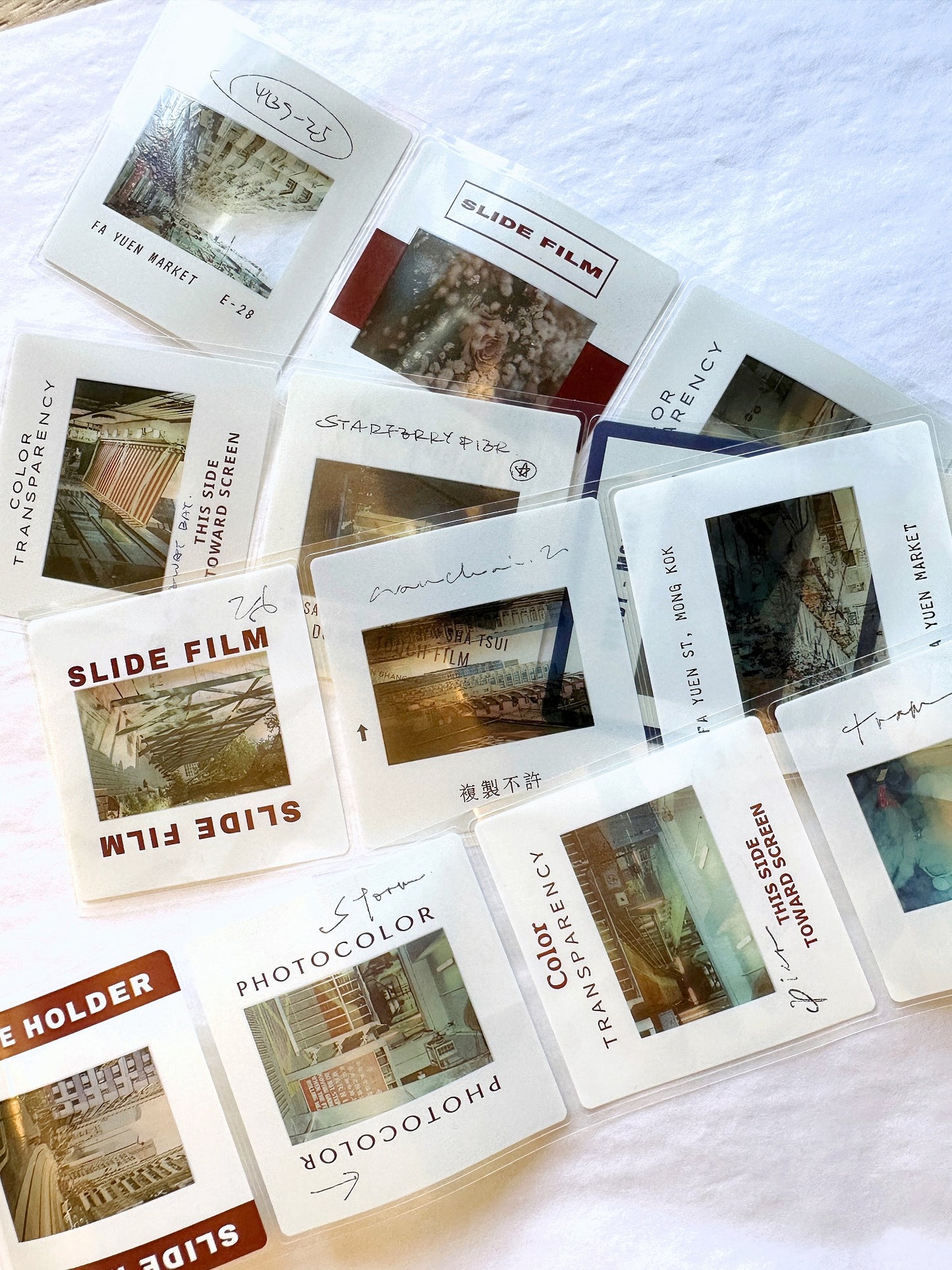 Jr. Journal - Slide Film kiss-cut PVC tape SAMPLES
