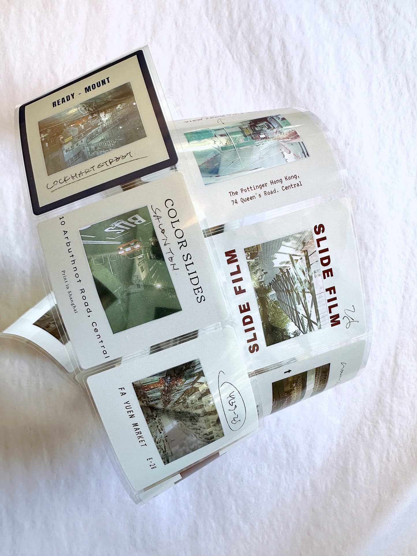 Jr. Journal - Slide Film kiss-cut PVC tape SAMPLES