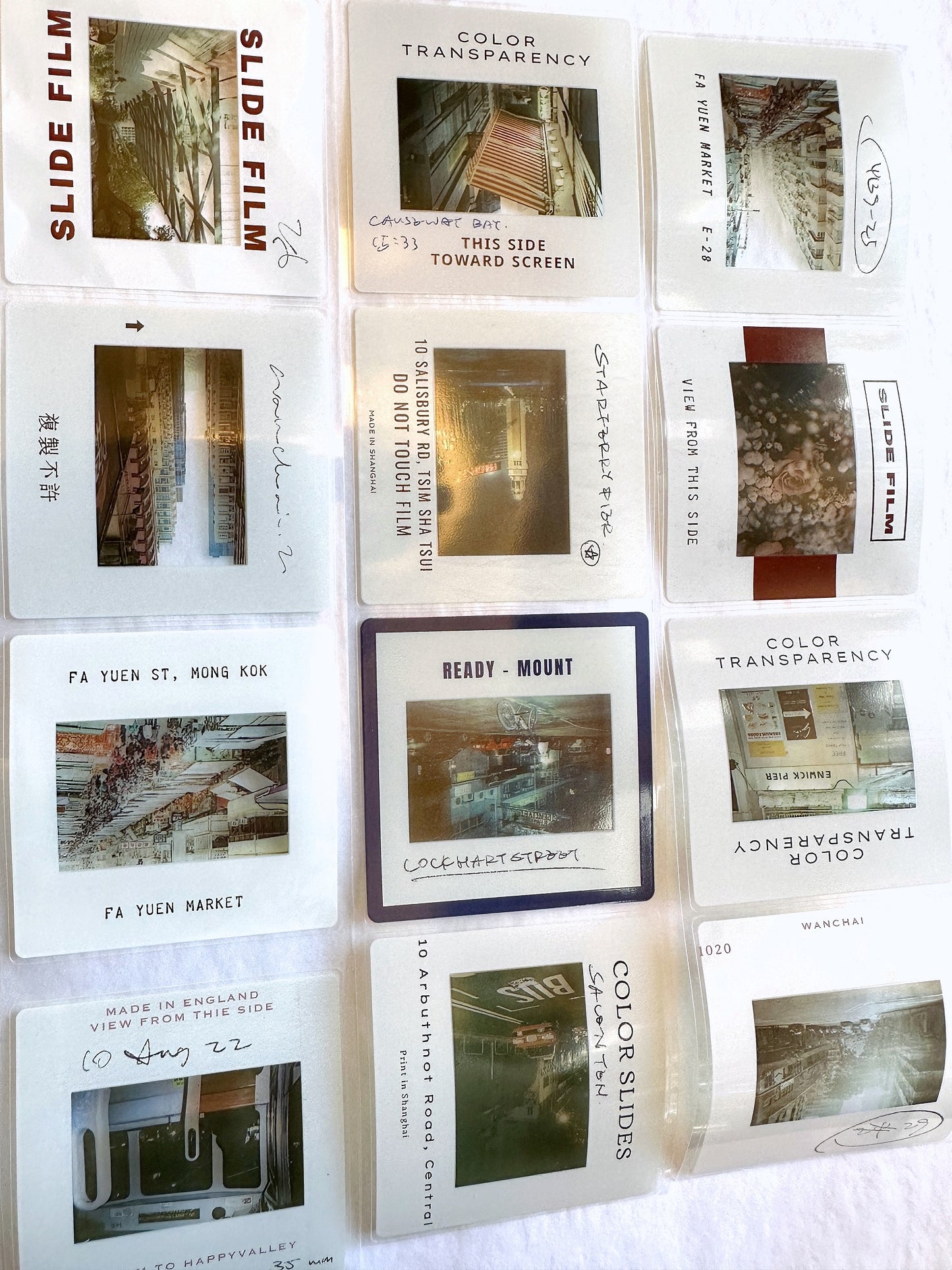 Jr. Journal - Slide Film kiss-cut PVC tape SAMPLES