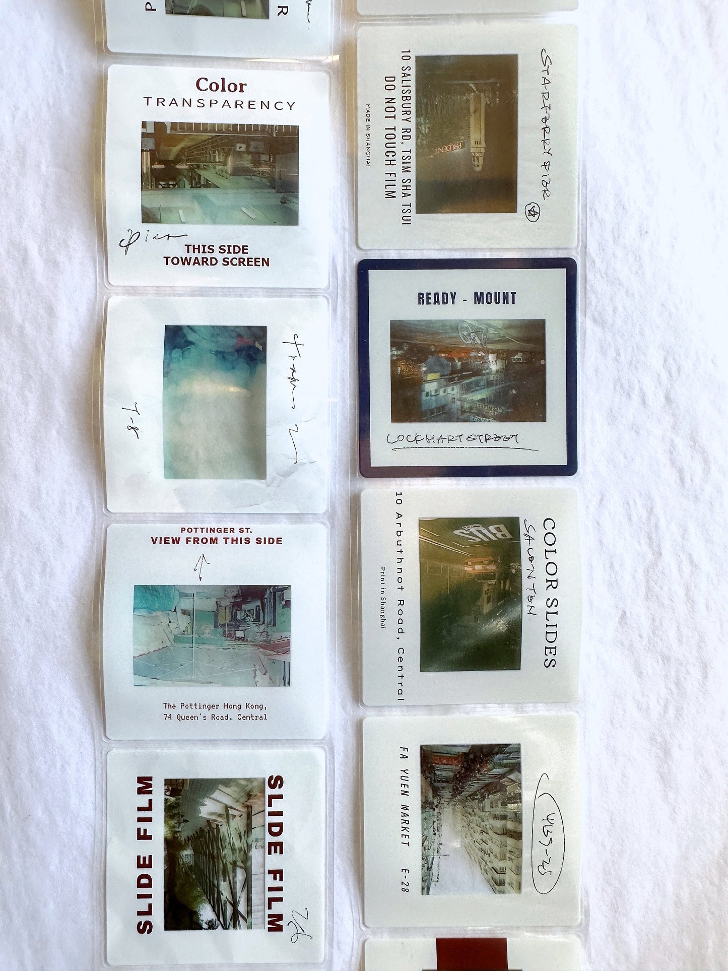 Jr. Journal - Slide Film kiss-cut PVC tape SAMPLES
