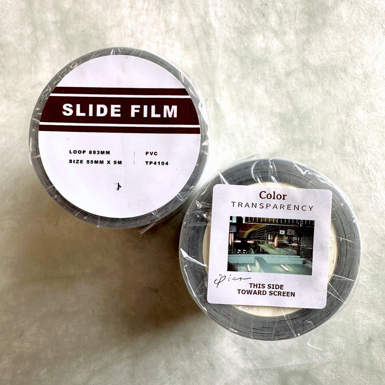 Jr. Journal - Slide Film kiss-cut PVC tape SAMPLES