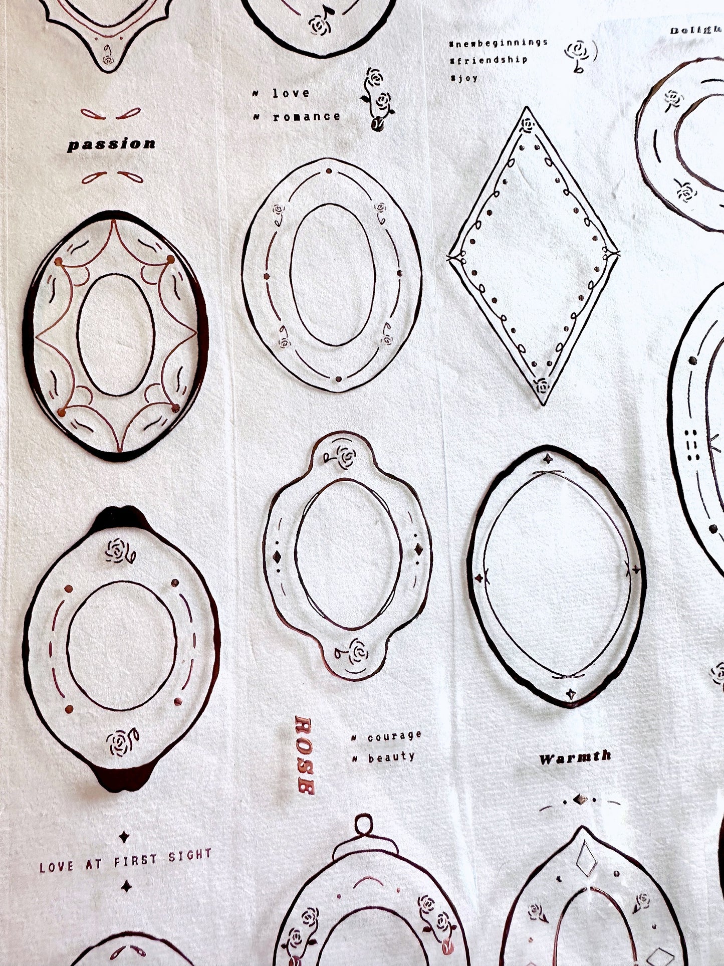 Jr. Journal - [Limited edition] Plates rose-gold PET tape SAMPLES