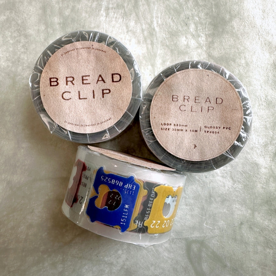 Jr. Journal - Bread Clip kiss-cut PVC tape SAMPLES