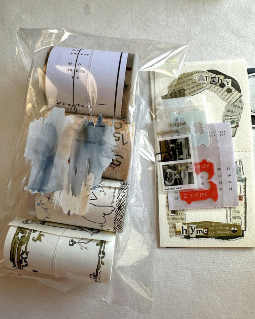 Jr. Journal - Bread Clip kiss-cut PVC tape SAMPLES