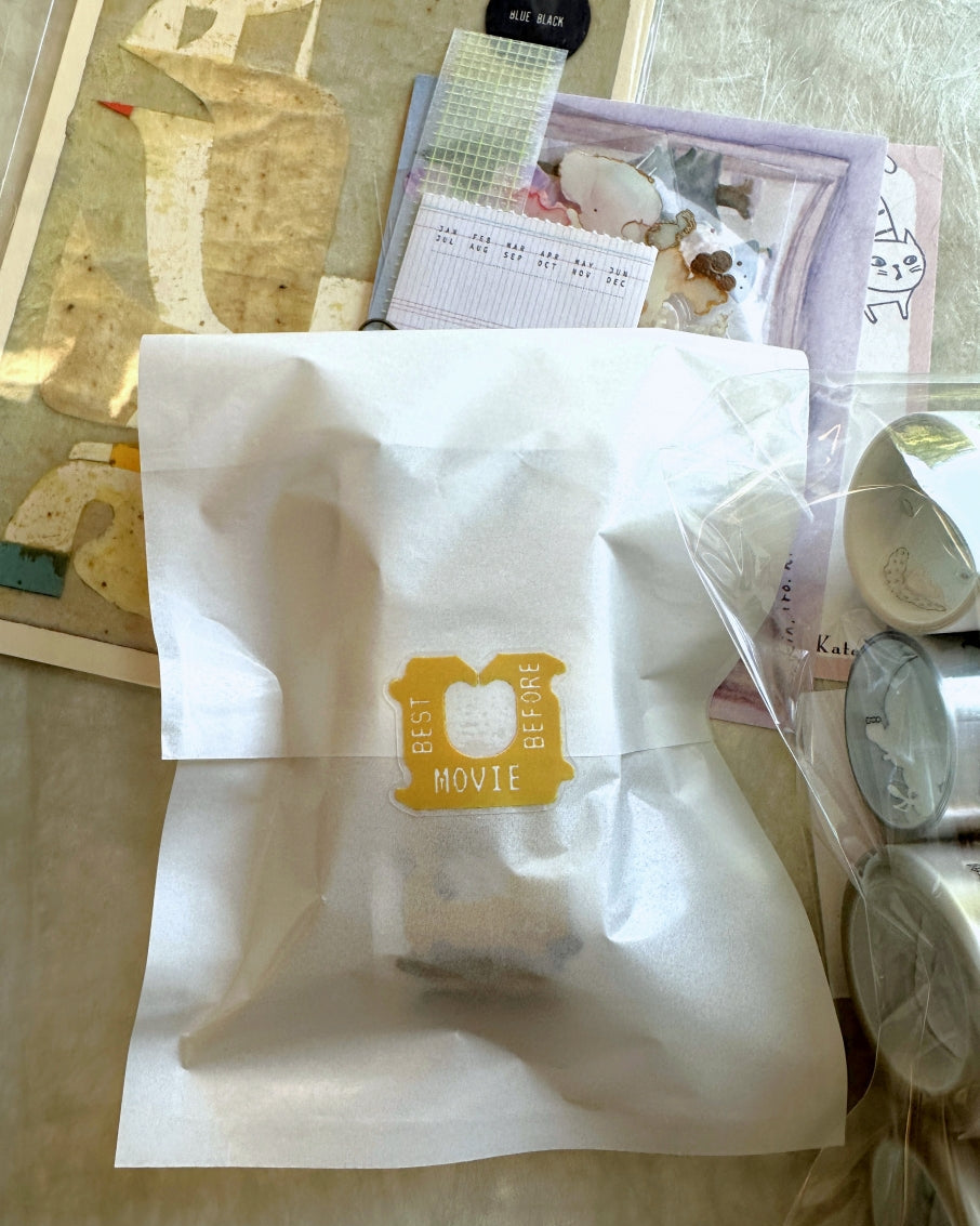 Jr. Journal - Bread Clip kiss-cut PVC tape SAMPLES