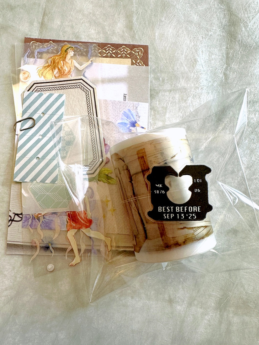 Jr. Journal - Bread Clip kiss-cut PVC tape SAMPLES