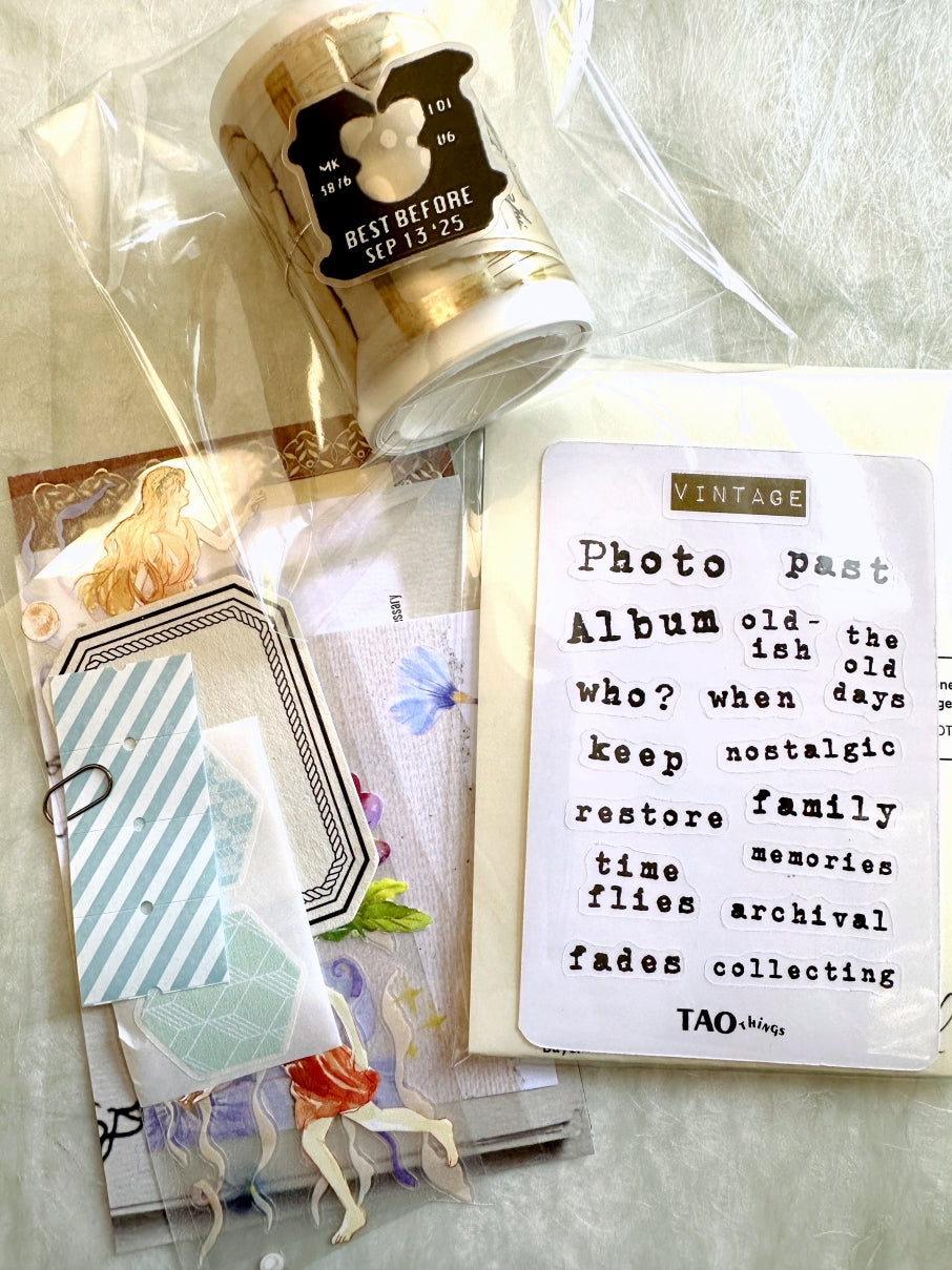 Jr. Journal - Bread Clip kiss-cut PVC tape SAMPLES