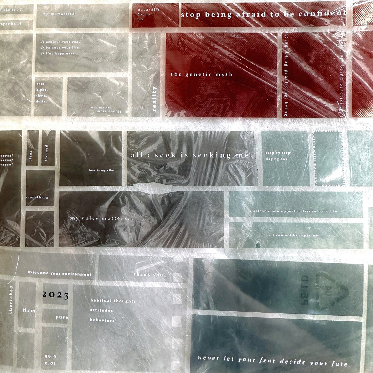 Jr. Journal - Clear Tag PET tape SAMPLES